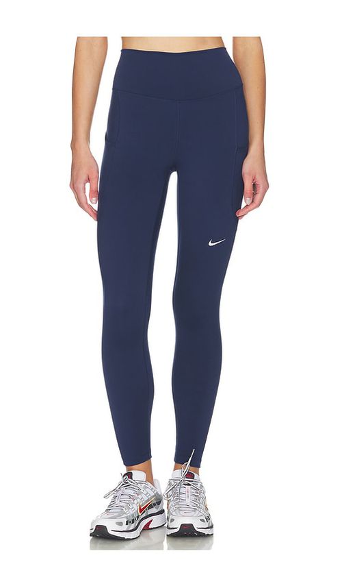 Nike High Waisted 7/8 Leggings in Navy. - S also in XS, M