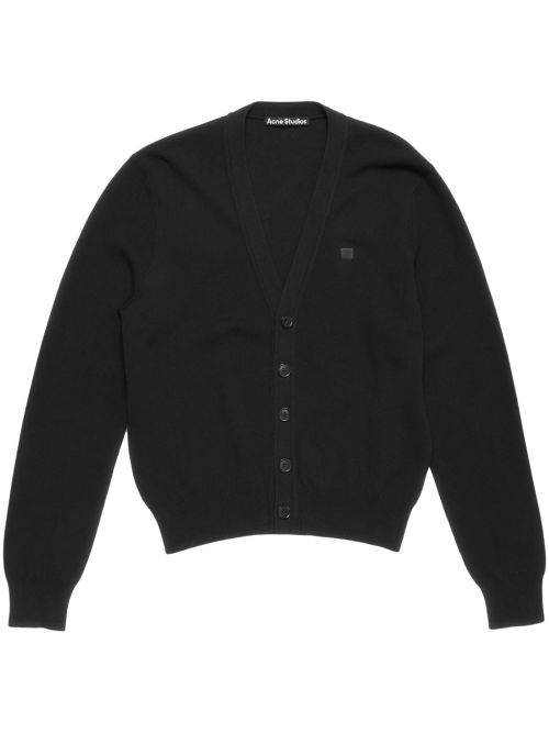 Cardigan with appliqué