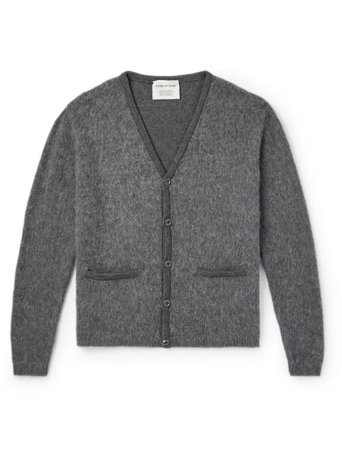 Pichiu Brushed Wool and Alpaca-Blend Cardigan