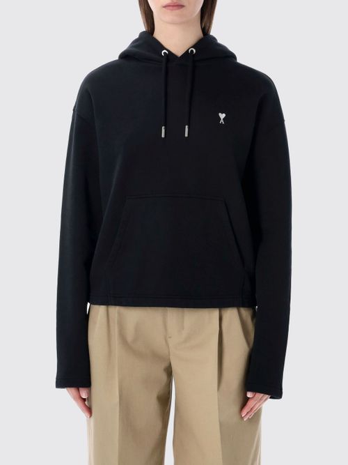 Sweatshirt Woman color Black