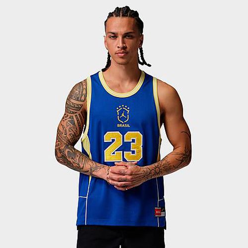 Men's Essentials Brazil Mesh Jersey in Old Royal/White