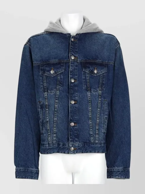 Palm Angels - hooded coat featuring practical front pocket