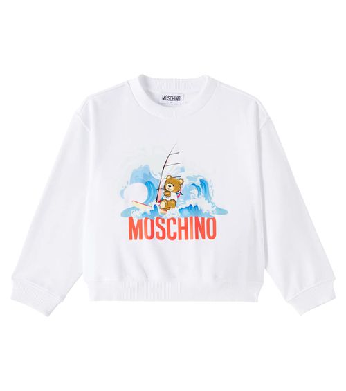 Teddy Bear cotton jersey sweatshirt
