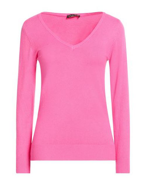 Woman Sweater Magenta Size S/M Viscose, Polyamide, Polyester
