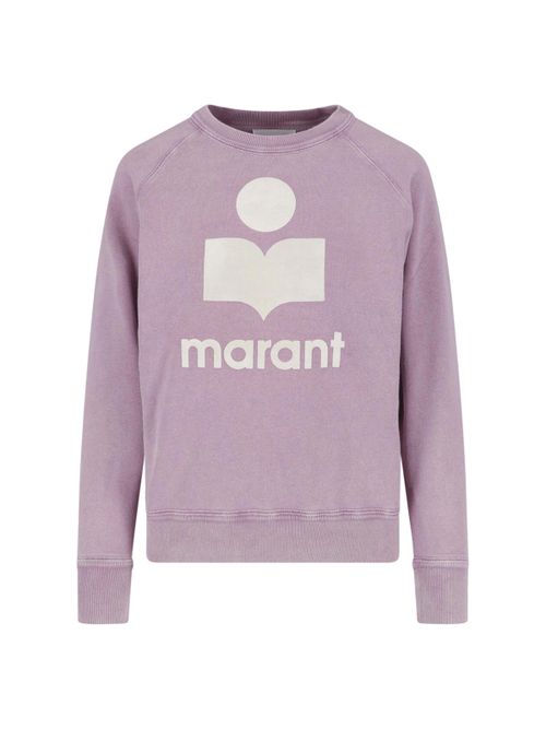 Flocked Edge Cotton Sweatshirt Sweater for Women