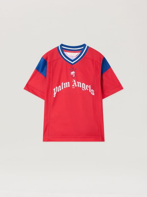 Team Palm Soccer Tee S/s Kids  Red