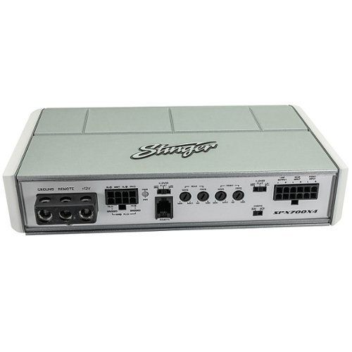 Micro 4-Channel 700W Marine and Powersports Amplifier - Silver