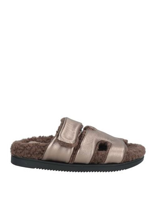 Woman Sandals Bronze Size 9 Leather