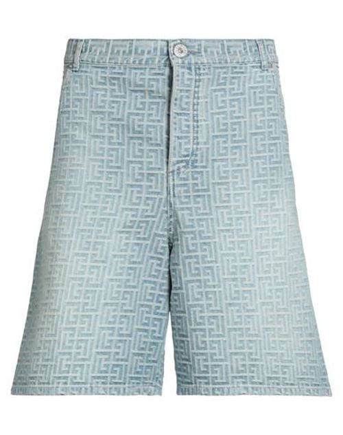 Man Denim shorts Blue