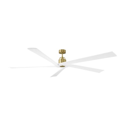 Burnished Brass 84" Ceiling Fan from the Aspen 84 Collection