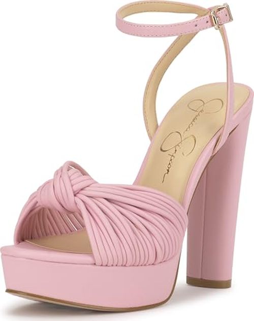 Jessica Simpson Womens Immie Platform Sandal with Ankle Strap