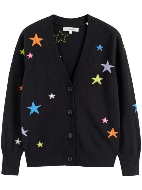 Star cardigan - Black
