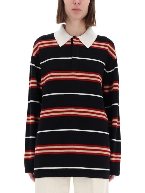 Rib Mock Neck Shell Sweater Vest