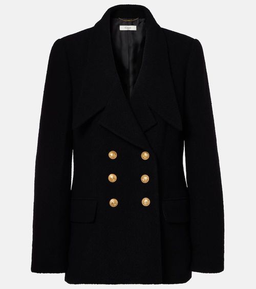 Chloé Wool-blend bouclé jacket