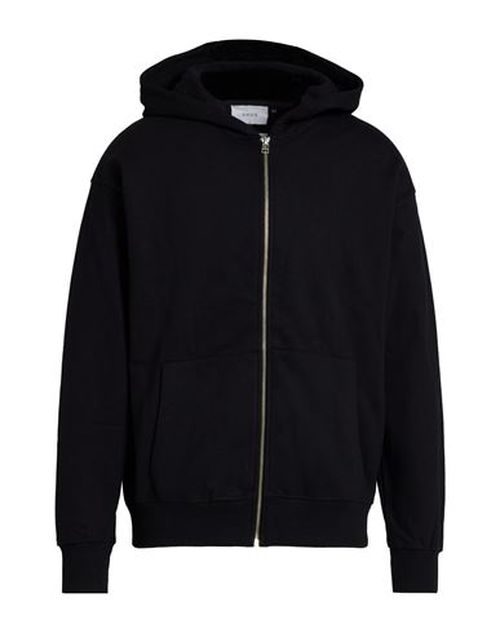 Man Sweatshirt Black Size L Cotton, Polyester