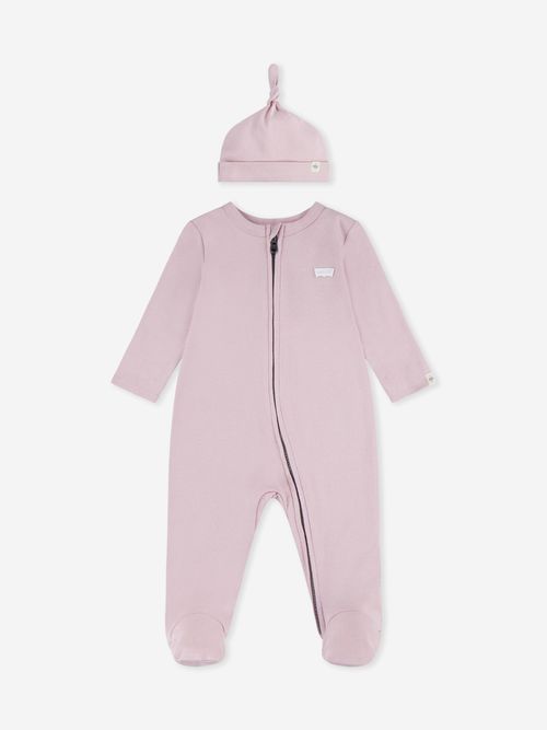 Levi's Kids Wear Levi's Baby Girls Babygrow Set in Pink 3 Mths