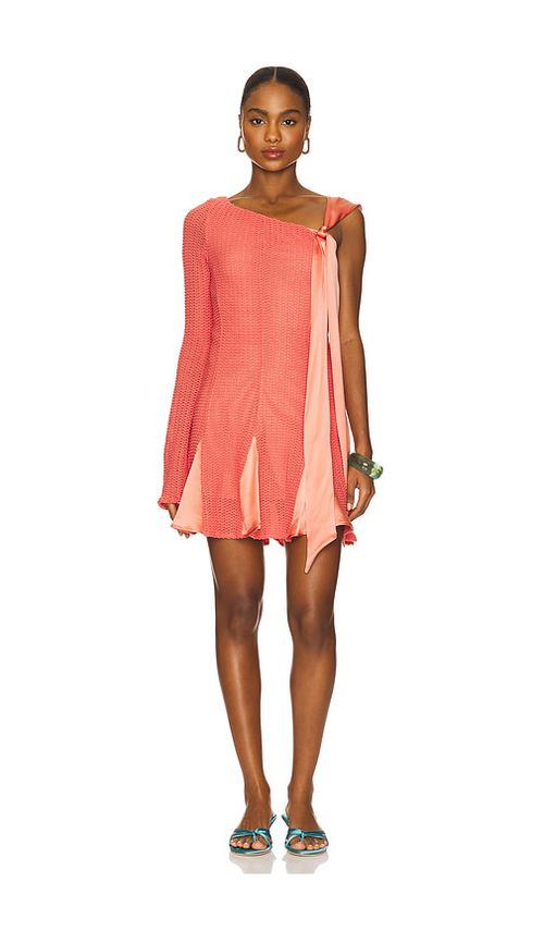Fait Par Foutch KLEID JULIA in Coral. Größe XS. Also in L, M
