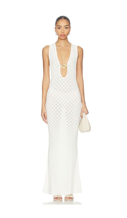 Away That Day Dominica Dress in Ivory. L/XL. Also in M/L, S/M