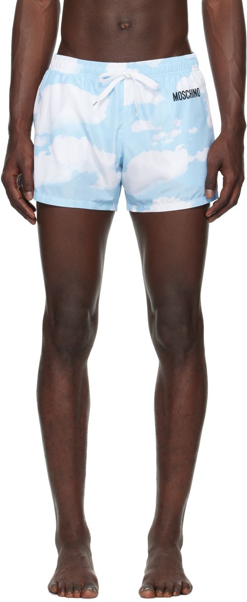 Blue Archive Clouds Swim Shorts
