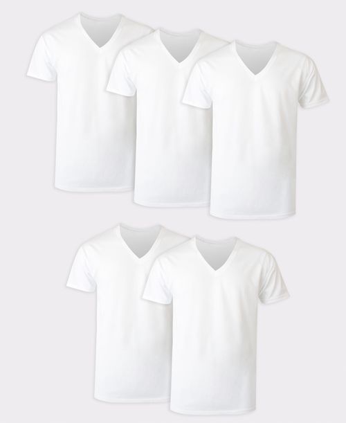 Men's Ultimate V-Neck Undershirt, 5-Pack - Assorted Colors