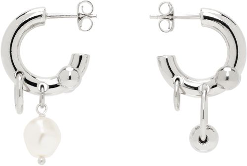 Justine Clenquet Silver Lisa Earrings