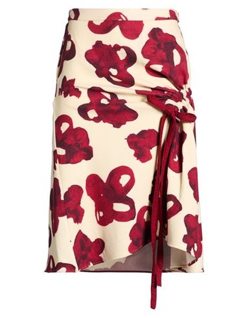 Woman Midi skirt Ivory Size M Wool