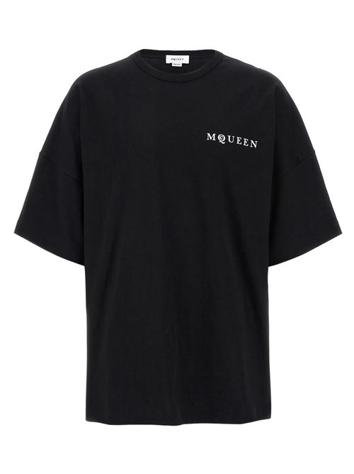 Logo-Embroidered Cotton T-Shirt — Black
