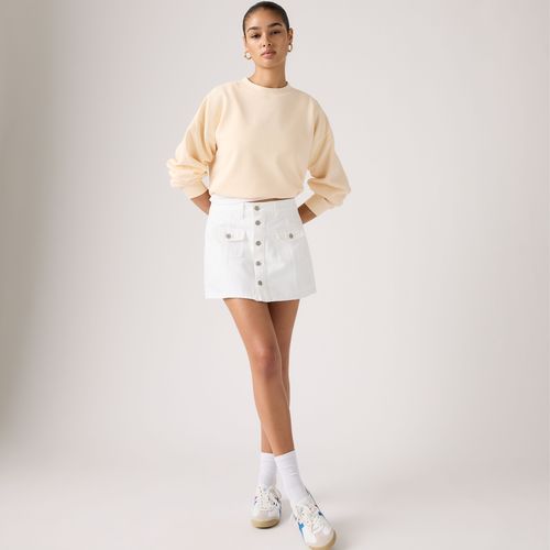 Button Front Skort