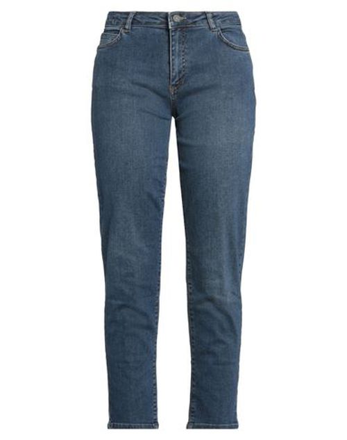 Woman Jeans Blue Size 26 Cotton, Elastane