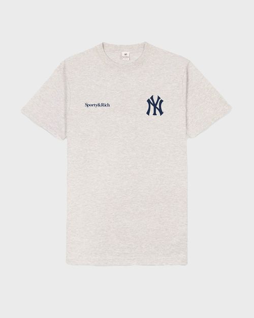Sporty & Rich T-shirt Yankees Curve Grey