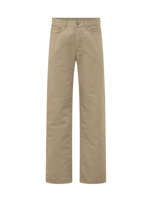 Beige Mid Rise Jeans