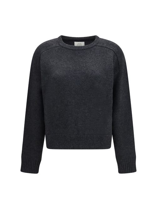 Wool-Cashmere Blend Sweater — Gray