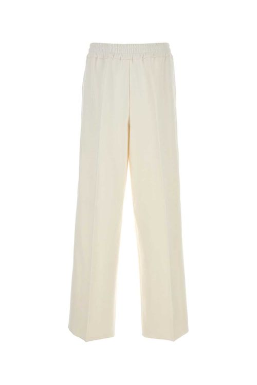 Wide-Leg Trousers — White
