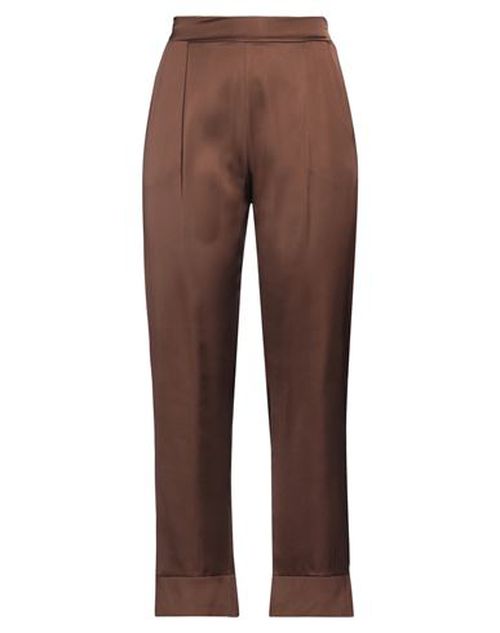 Anonyme Designers Woman Pants Chocolate brown Size 4 Viscose