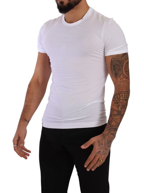Cotton Stretch T-Shirt — White