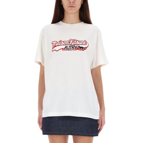 Autry X Maison Kitsuné T Shirt With Logo