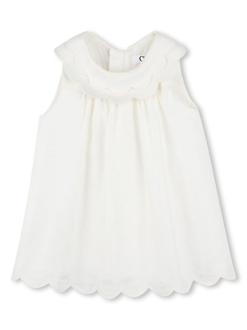 Dress and bloomer set - White