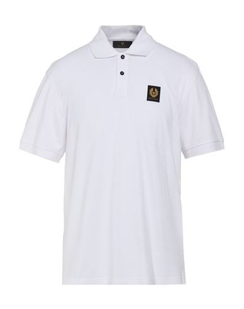 Man Polo shirt White Size L Cotton