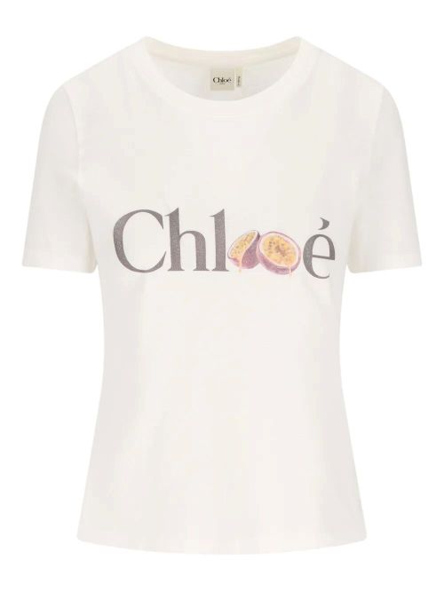 Passion Fruit Print Baby Fit Cotton Jersey T-Shirt
