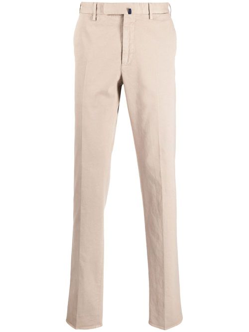 Straight-leg tailored trousers - Neutrals