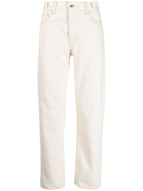 Tearaway tapered jeans - White