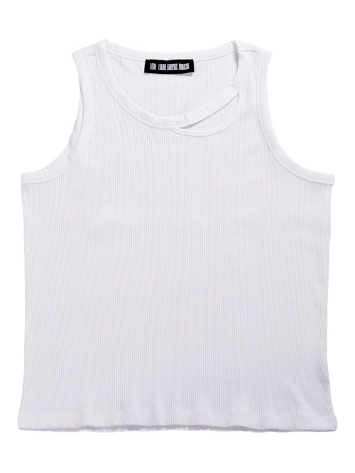 LGN LOUIS GABRIEL NOUCHI cut-out tank top - White