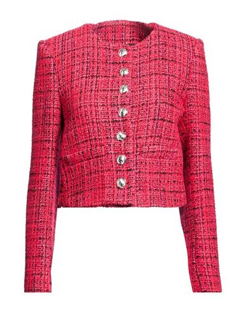 Woman Jacket Red Size 6 Polyester, Acrylic, Cotton, Polyamide, Wool