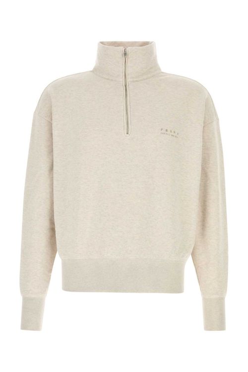 Natural High Neck Logo Sweatshirt