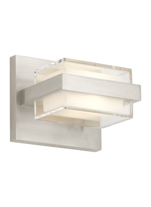 Natural Brass LED Bath Vanity from the Kamden Collection