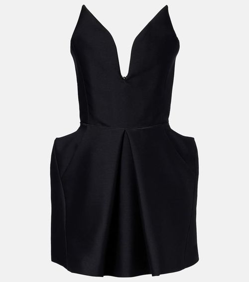 Le Petite wool and silk minidress