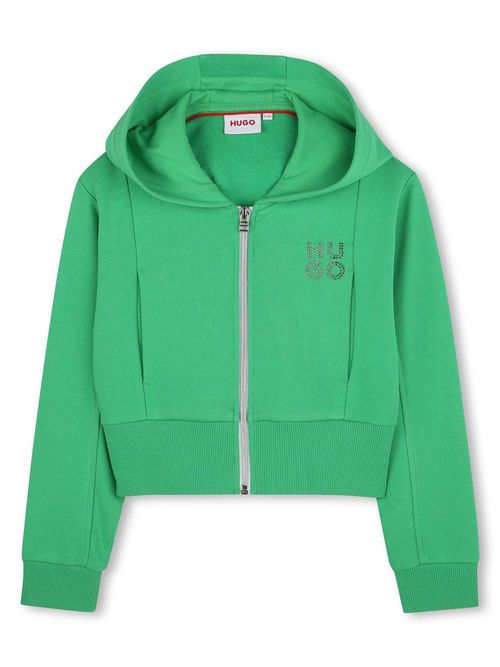 Hooded cardigan - Green