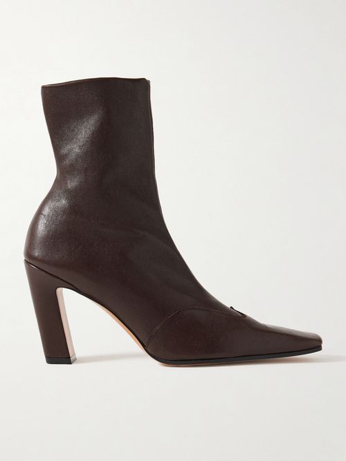 Nevada Leather Ankle Boots - Brown