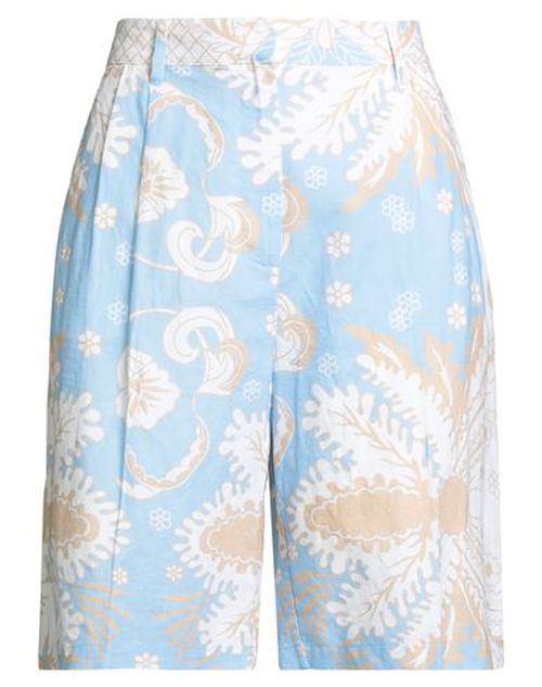 Woman Shorts & Bermuda Shorts Light blue Size 6 Cotton