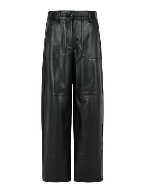 Garbo Black Nappa Leather Pants